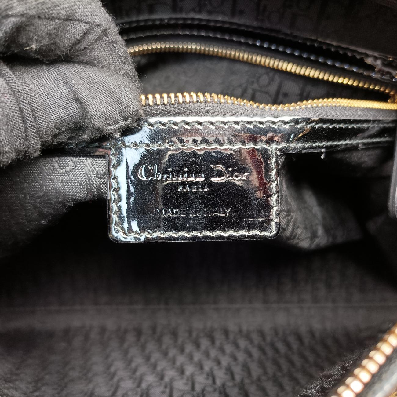 Lady Dior Black Patent 05-MA-1110 Aレディディオール ブラック パテント 05-MA-1110 A