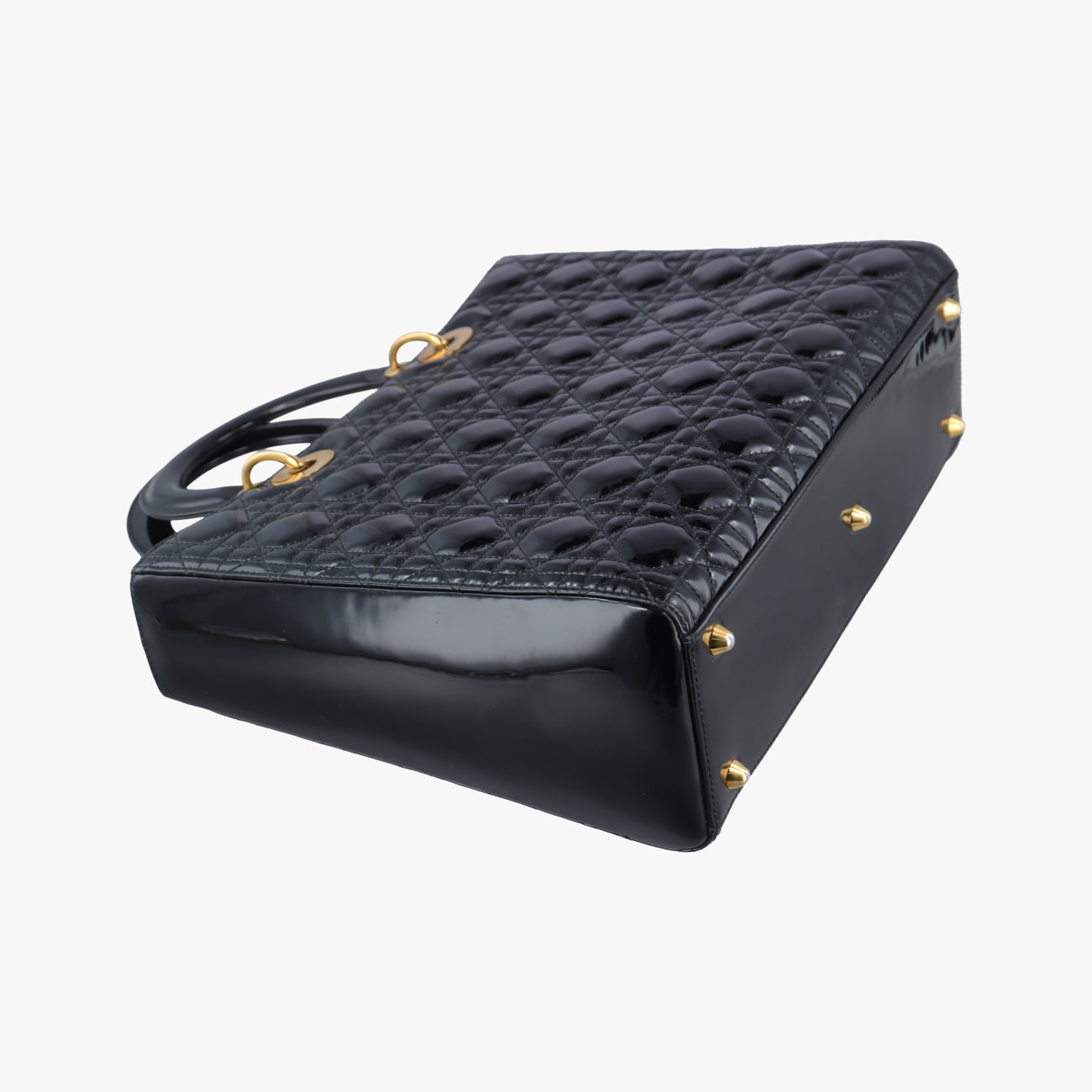 Lady Dior Black Patent 05-MA-1110 Aレディディオール ブラック パテント 05-MA-1110 A