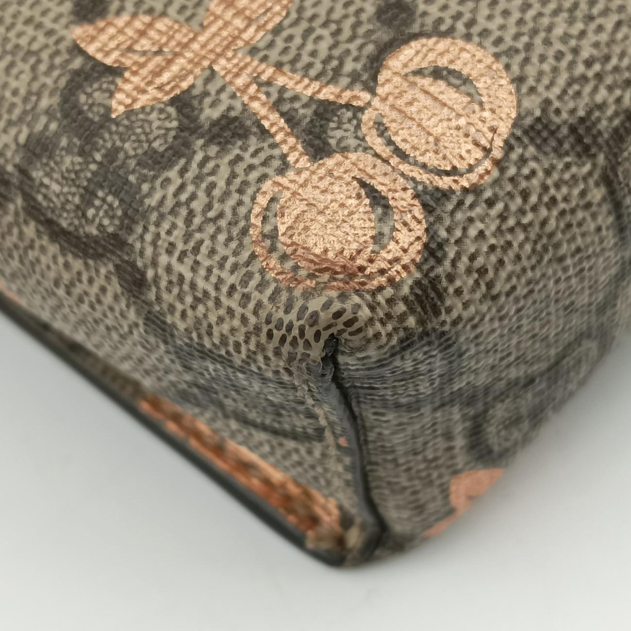 Padlock Brown×Multicolour PVC coated canvas 652683 パドロック ブラウン×マルチカラー PVCコーティングキャンバス 652683