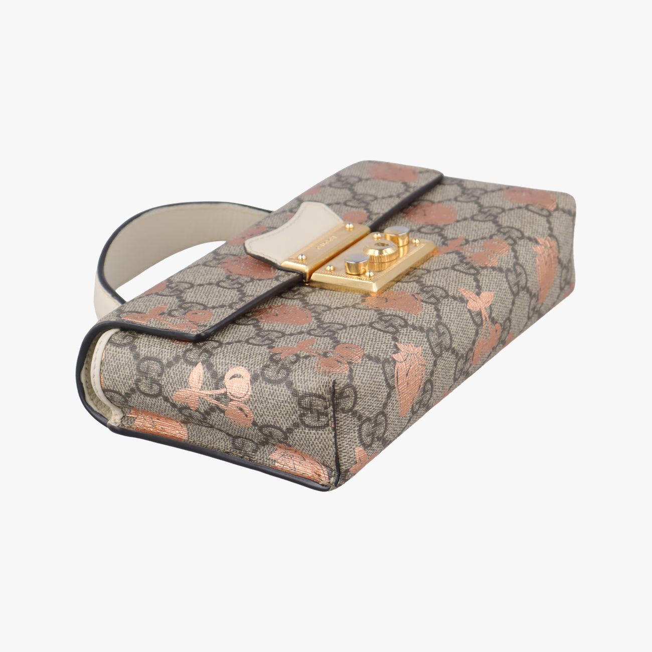 Padlock Brown×Multicolour PVC coated canvas 652683 パドロック ブラウン×マルチカラー PVCコーティングキャンバス 652683