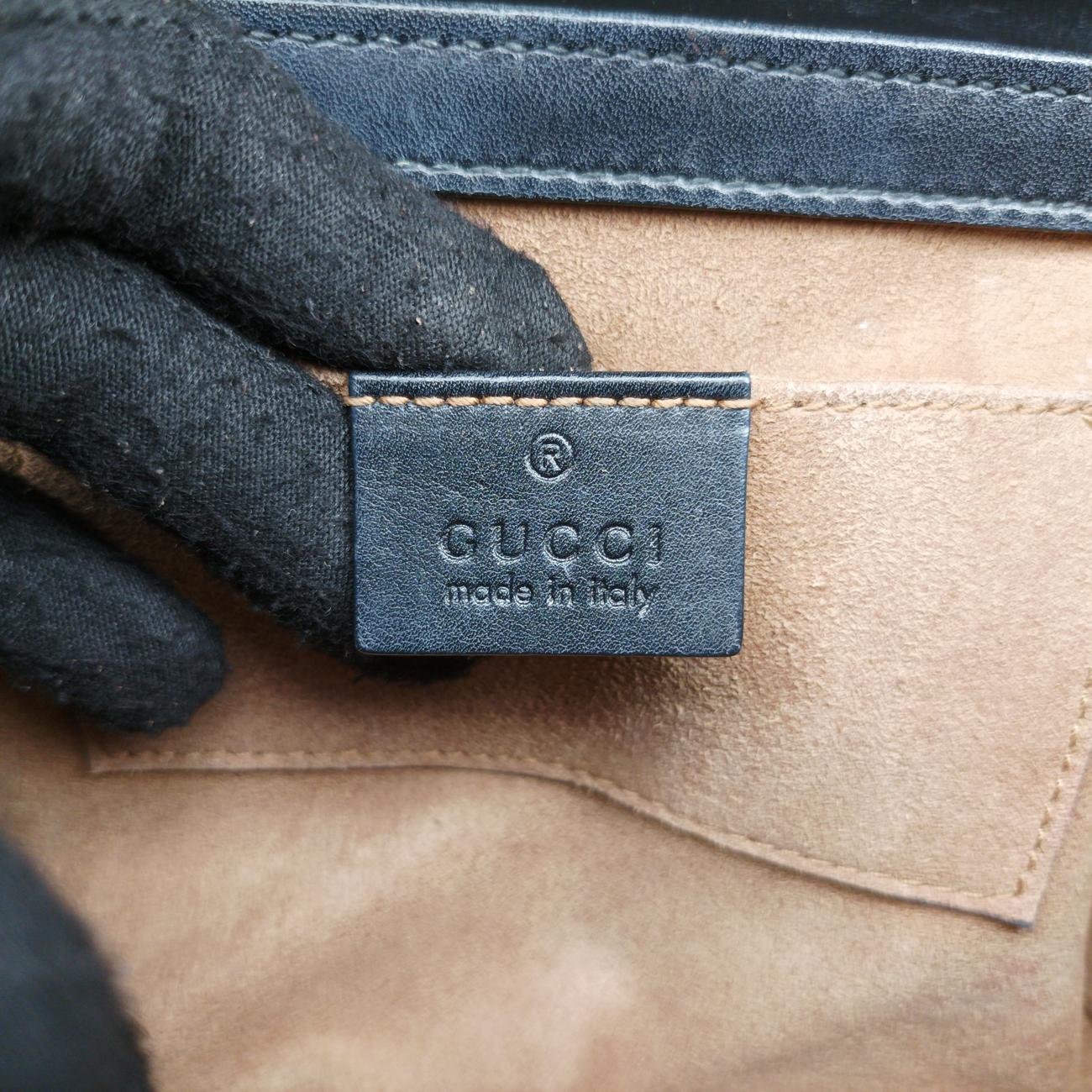 Padlock Brown×Black Leather 409487 C027582622パドロック ブラウン×ブラック レザー 409487 C027582622