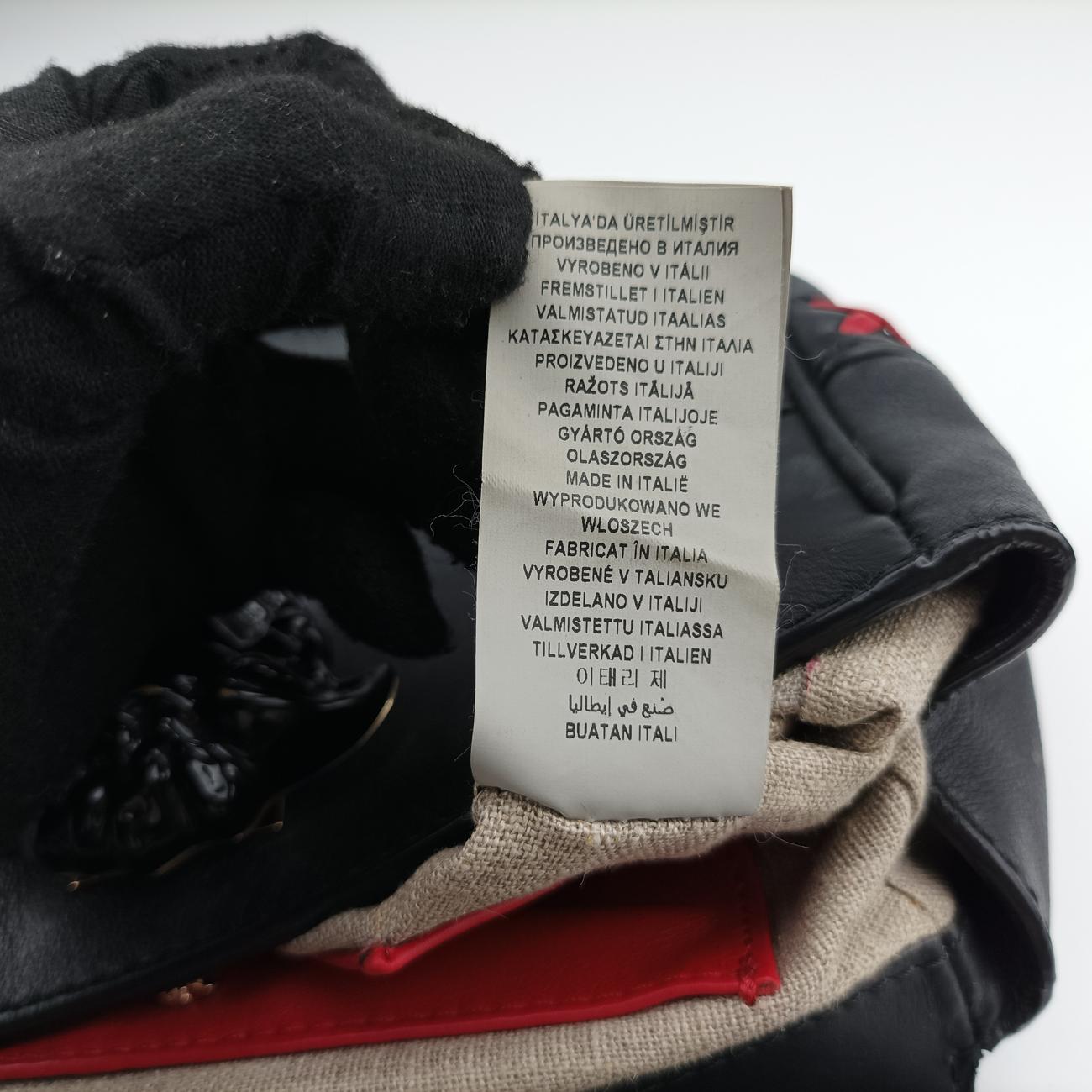 La medusa Black×Red leather CLG 809 002 817 123ラ メドゥーサ ブラック×レッド レザー CLG 809 002 817 123