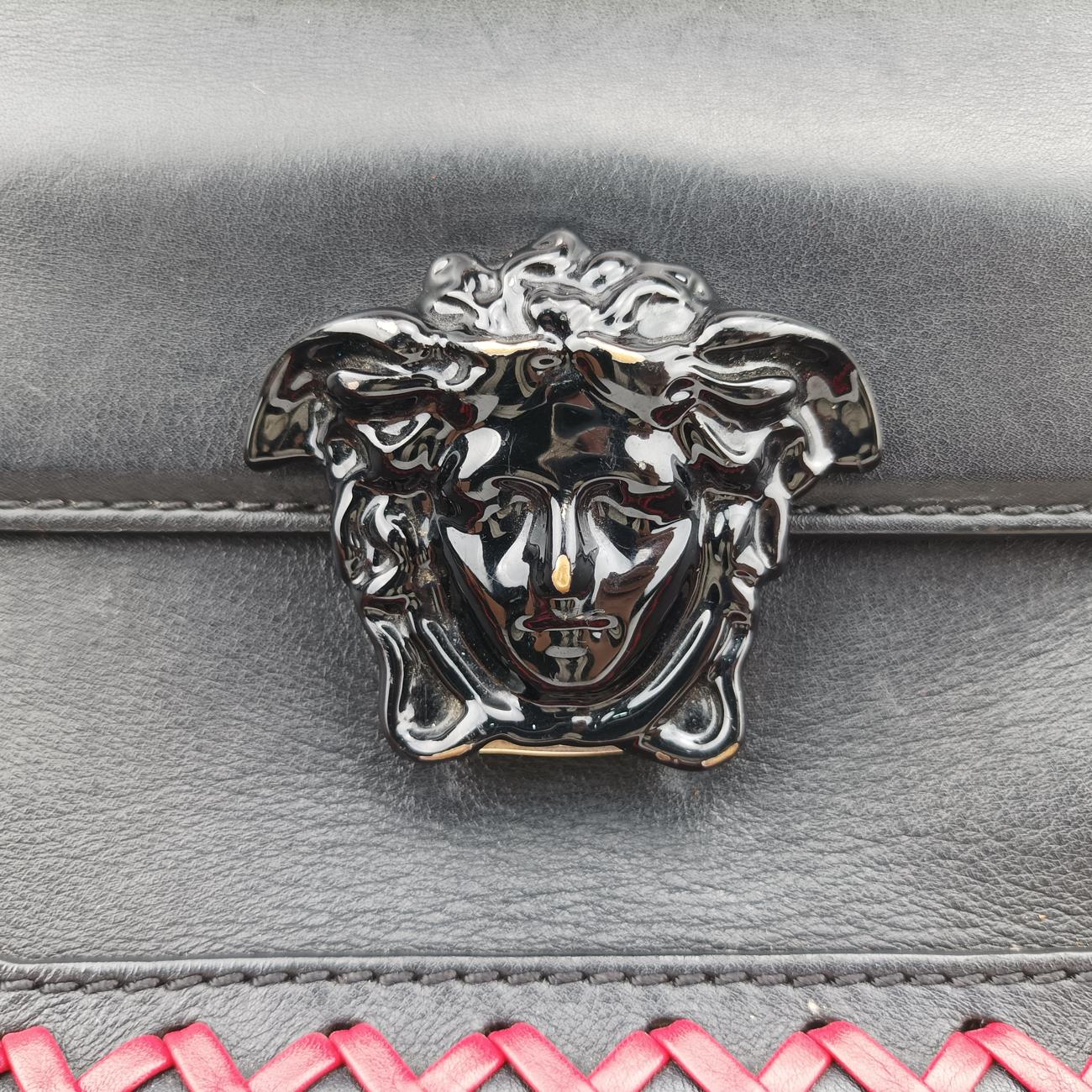 La medusa Black×Red leather CLG 809 002 817 123ラ メドゥーサ ブラック×レッド レザー CLG 809 002 817 123