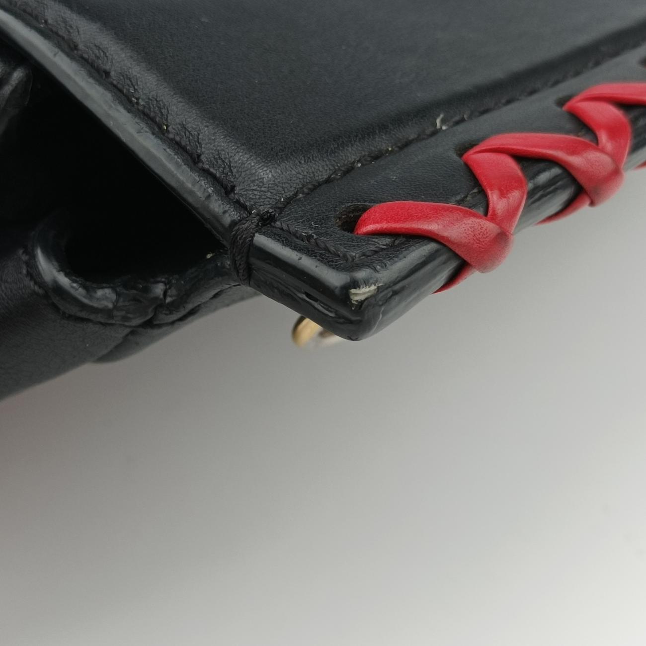 La medusa Black×Red leather CLG 809 002 817 123ラ メドゥーサ ブラック×レッド レザー CLG 809 002 817 123