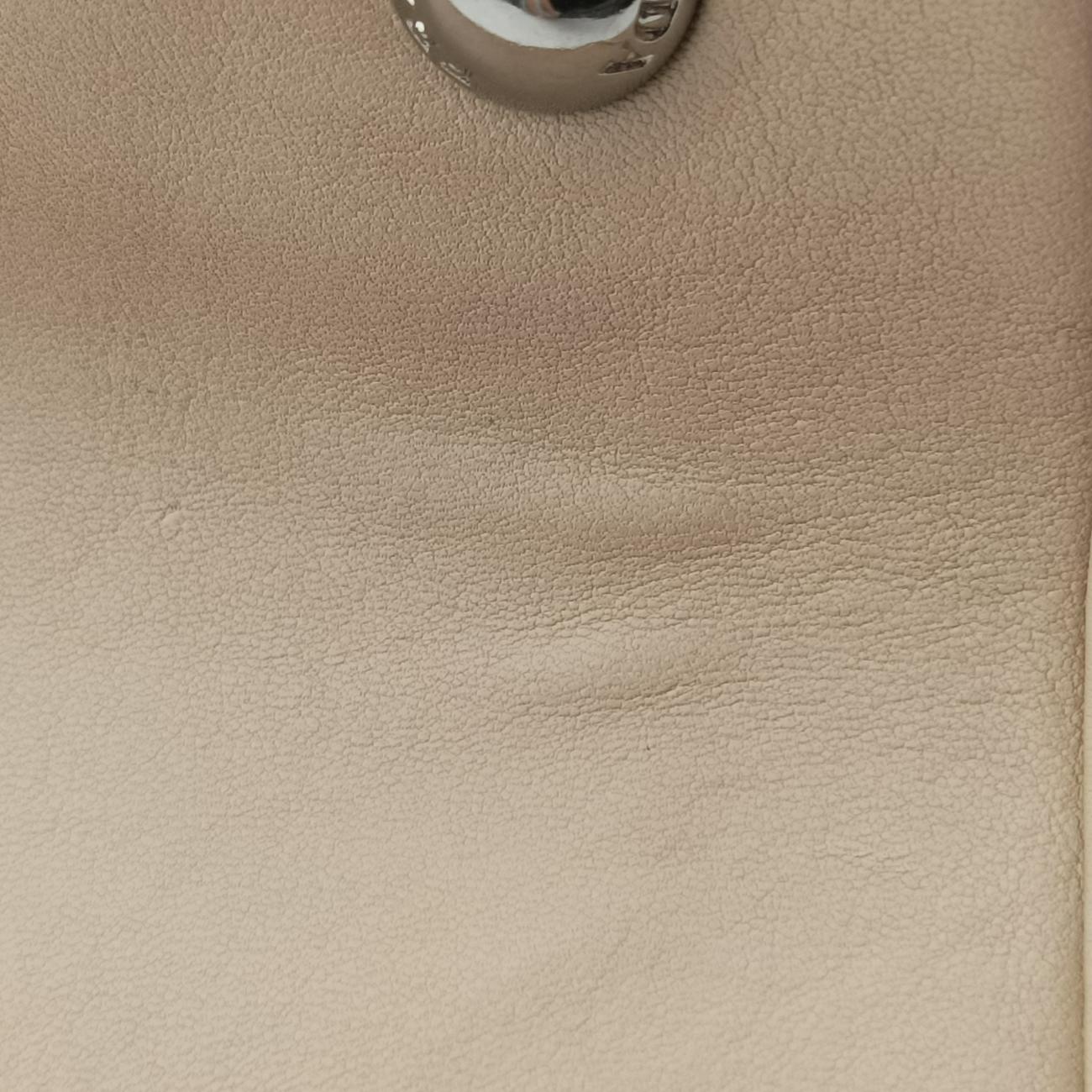 Triangle logo Beige Leather 113 12三角ロゴ ベージュ レザー 113 12