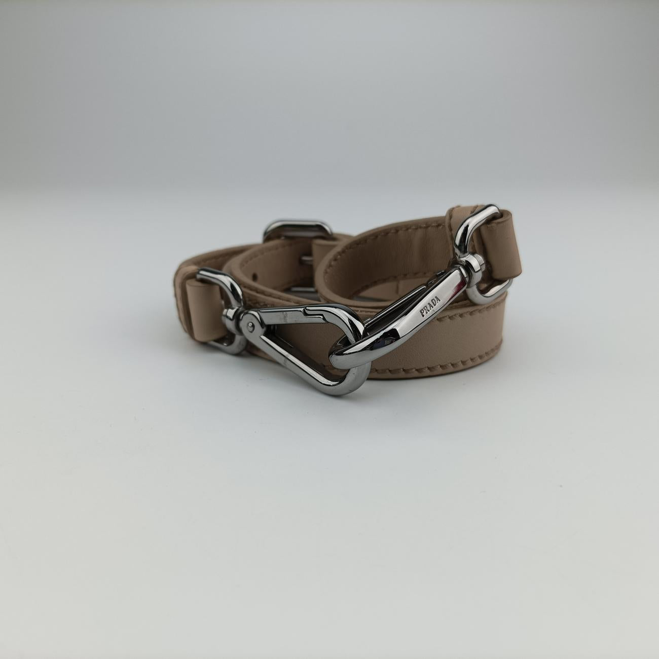 Triangle logo Beige Leather 113 12三角ロゴ ベージュ レザー 113 12