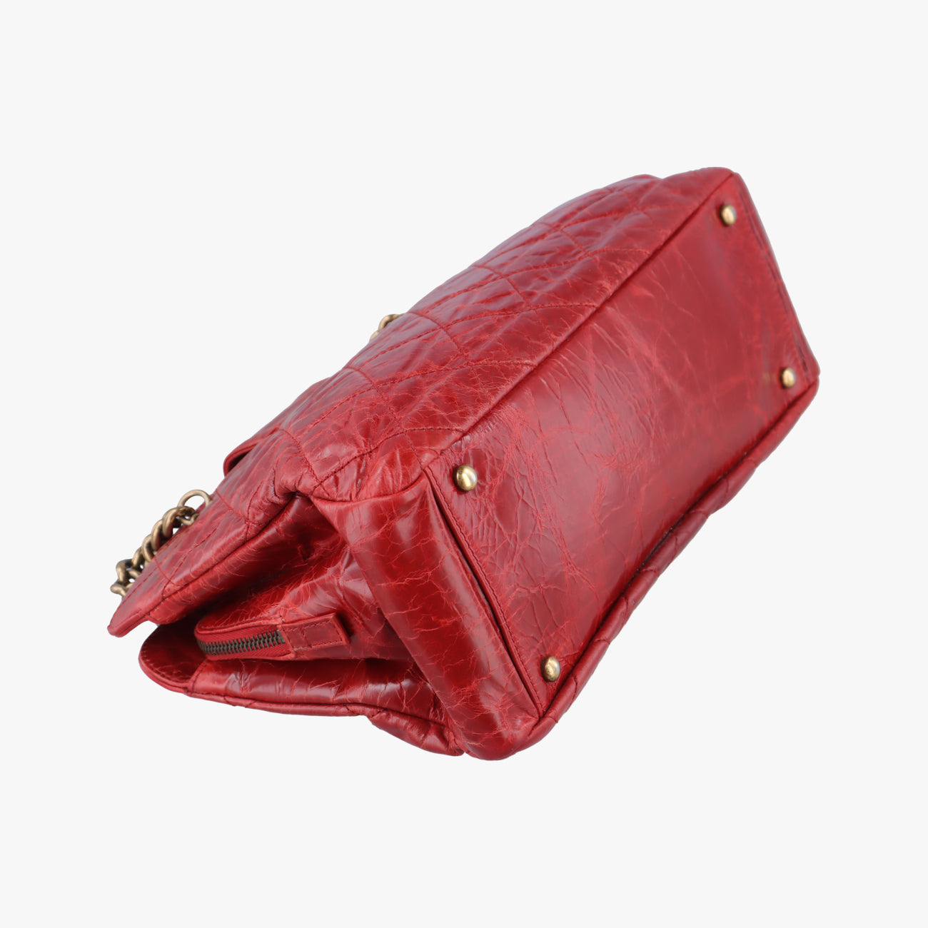 2.55 Matelasse Red Leather A66817 157215472.55 マトラッセ レッド レザー A66817 15721547