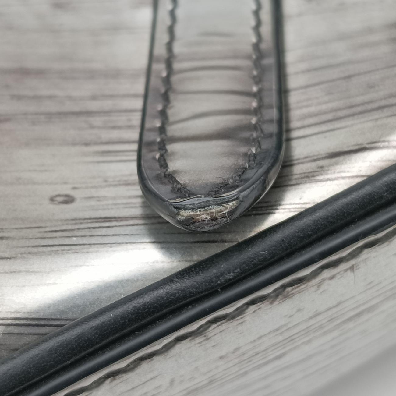 Saddle Grey×Black leather 00-BO-0222サドル グレー×ブラック レザー 00-BO-0222