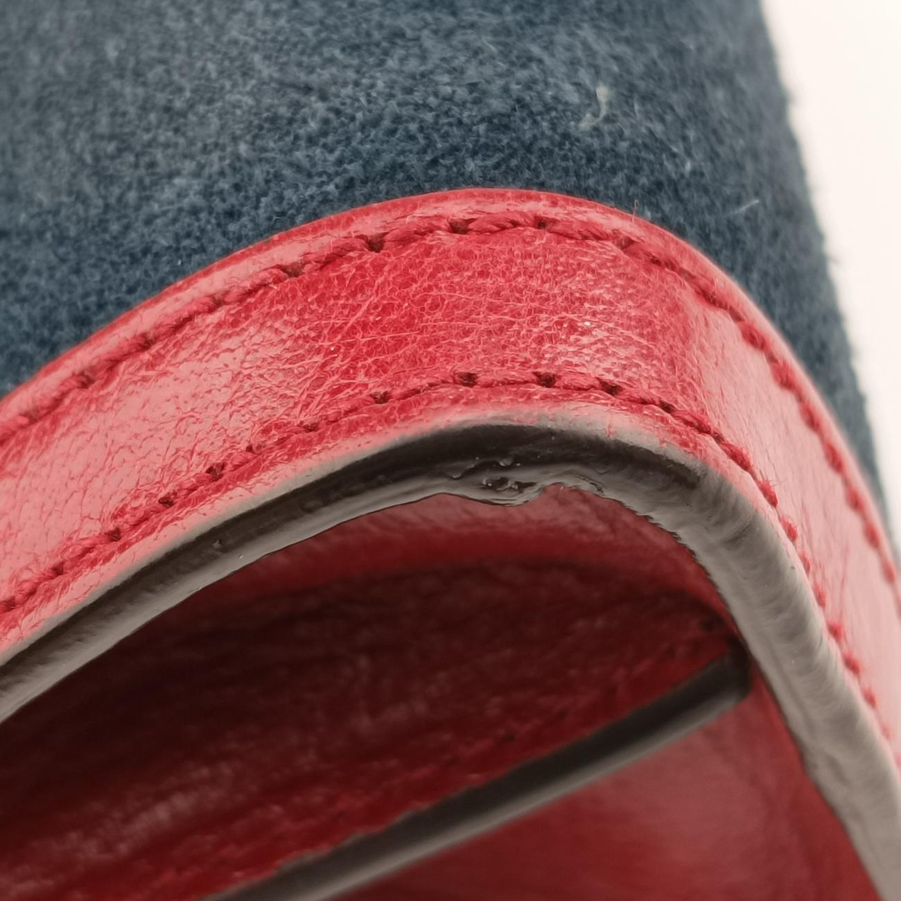 Ophidia Navy×red Suede 503877 B027409594オフィディア ネイビー×レッド スエード 503877 B027409594