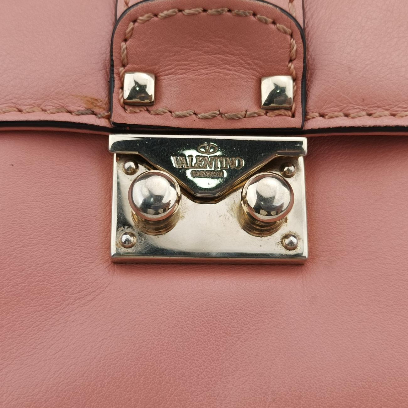 Rockstud Glam Lock Pink Leather Lot number unknownロックスタッズ グラムロック スモール ピンク レザー 製番不明