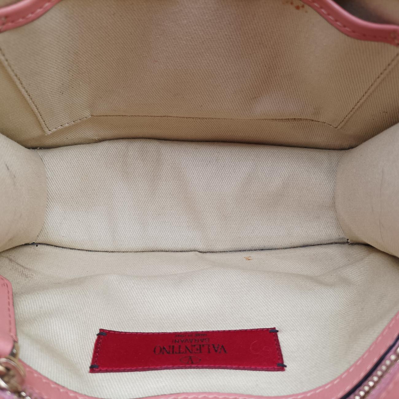 Rockstud Glam Lock Pink Leather Lot number unknownロックスタッズ グラムロック スモール ピンク レザー 製番不明