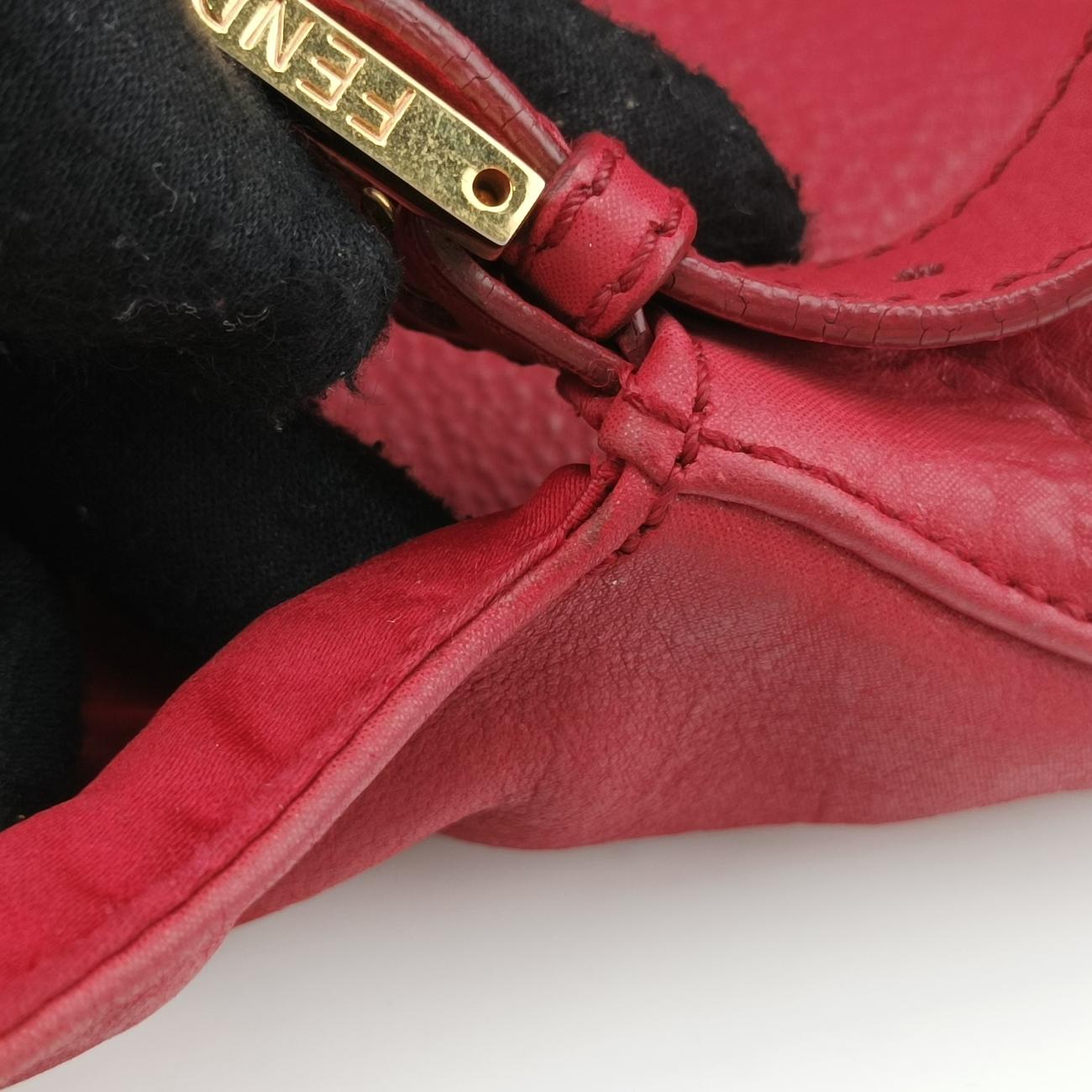 Big Mamma Forever Flap Red Leather 8BR638 8BR638-FB7 119-2384ビッグマンマバケット レッド レザー 8BR638 8BR638-FB7 119-2384