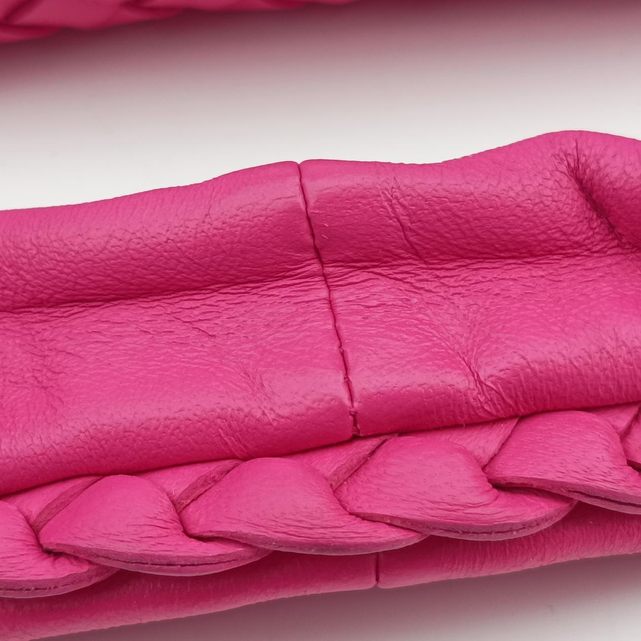 Intrecciato Pink lambskin B02359549Qイントレチャート ピンク ラムスキン B02359549Q