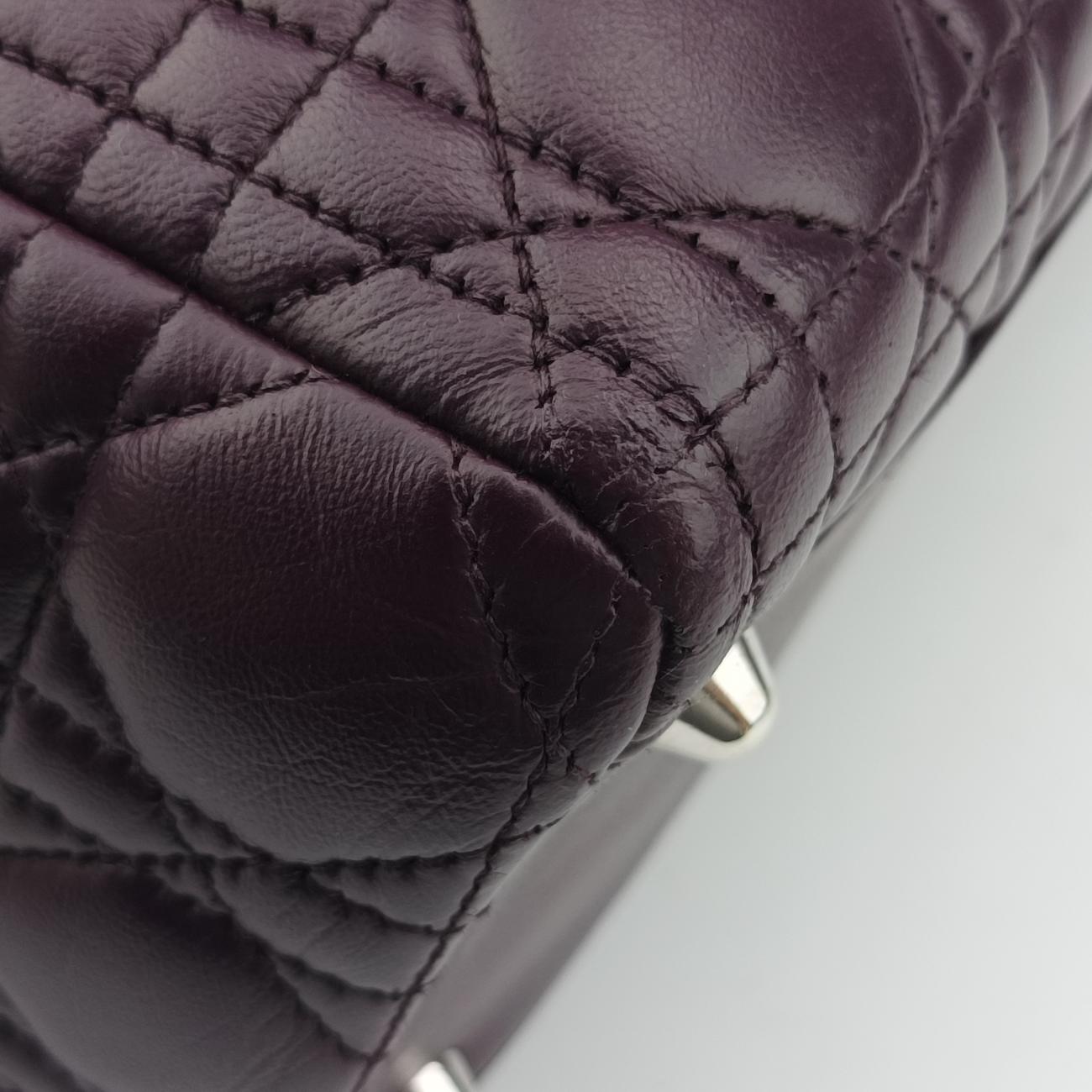 Lady Dior Purple lambskin 01-MA-0130レディディオール パープル ラムスキン 01-MA-0130