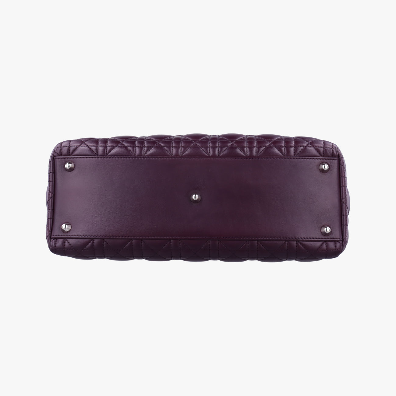 Lady Dior Purple lambskin 01-MA-0130レディディオール パープル ラムスキン 01-MA-0130