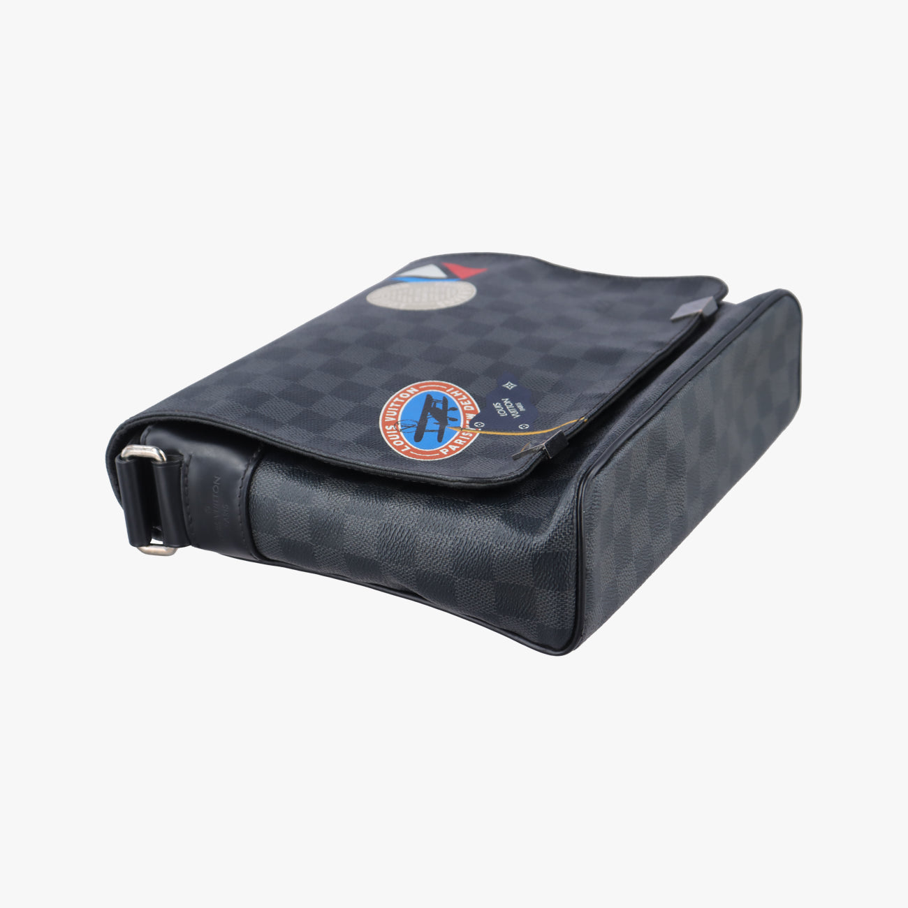 District PM Damier Graphite Damier Graphite canvas ×leather N41054 GI2167ディストリクトPM ダミエ グラフィット ダミエグラフィット キャンバス×レザー N41054 GI2167