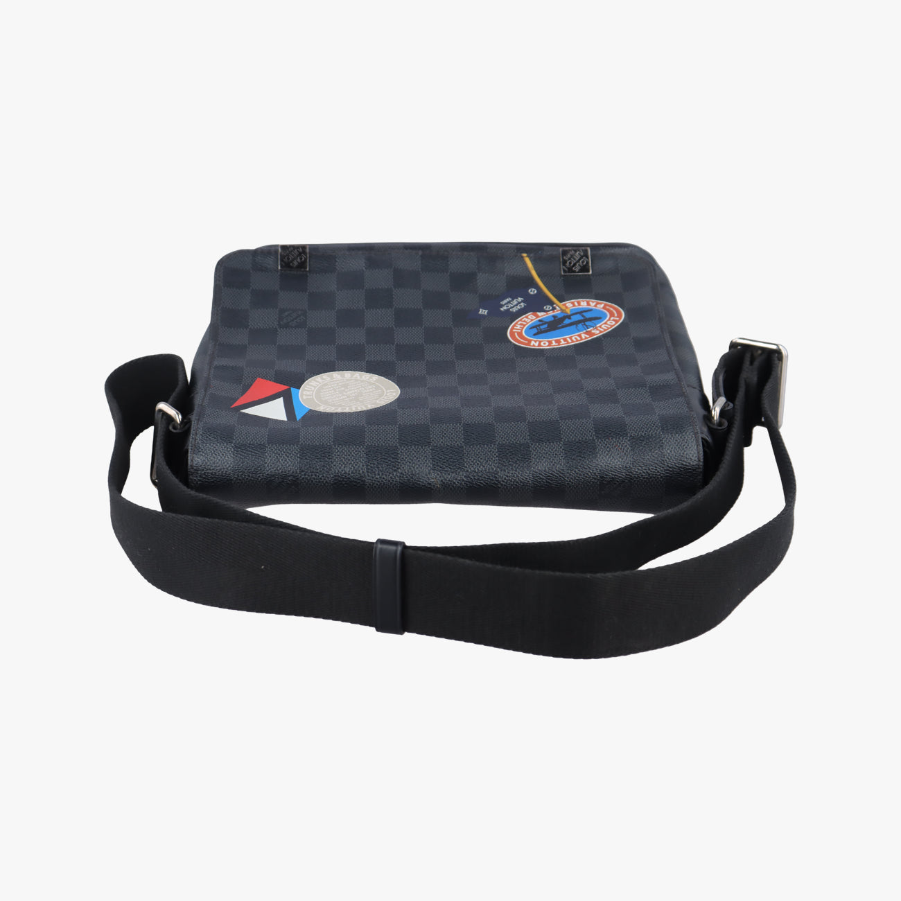 District PM Damier Graphite Damier Graphite canvas ×leather N41054 GI2167ディストリクトPM ダミエ グラフィット ダミエグラフィット キャンバス×レザー N41054 GI2167