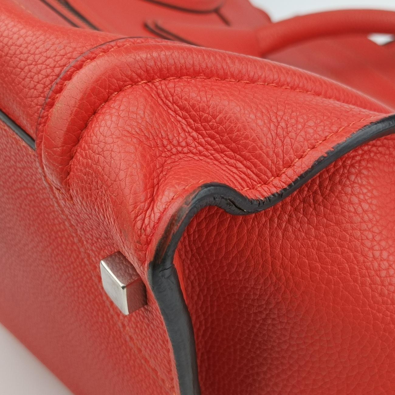 Luggage Mini Shopper Orange Leather S-SA-0191 S-CU-1101ラゲージミニショッパー オレンジ レザー S-SA-0191 S-CU-1101