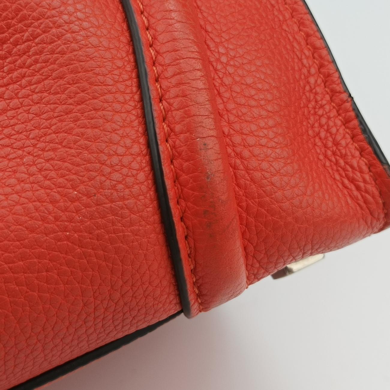 Luggage Mini Shopper Orange Leather S-SA-0191 S-CU-1101ラゲージミニショッパー オレンジ レザー S-SA-0191 S-CU-1101