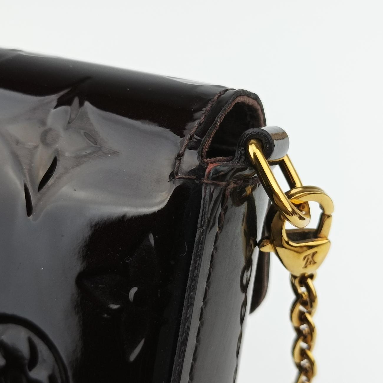 Pochette Félice Amarante Vernis M61267 TJ2136ポシェットフェリシー アマラント ヴェルニ M61267 TJ2136