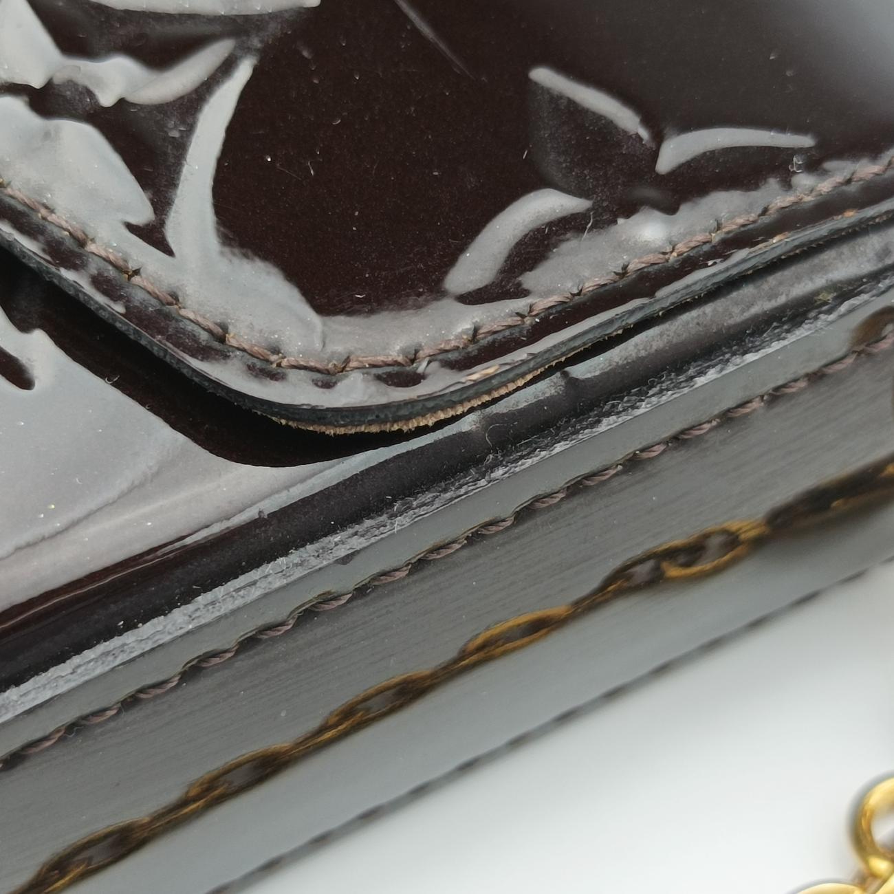 Pochette Félice Amarante Vernis M61267 TJ2136ポシェットフェリシー アマラント ヴェルニ M61267 TJ2136