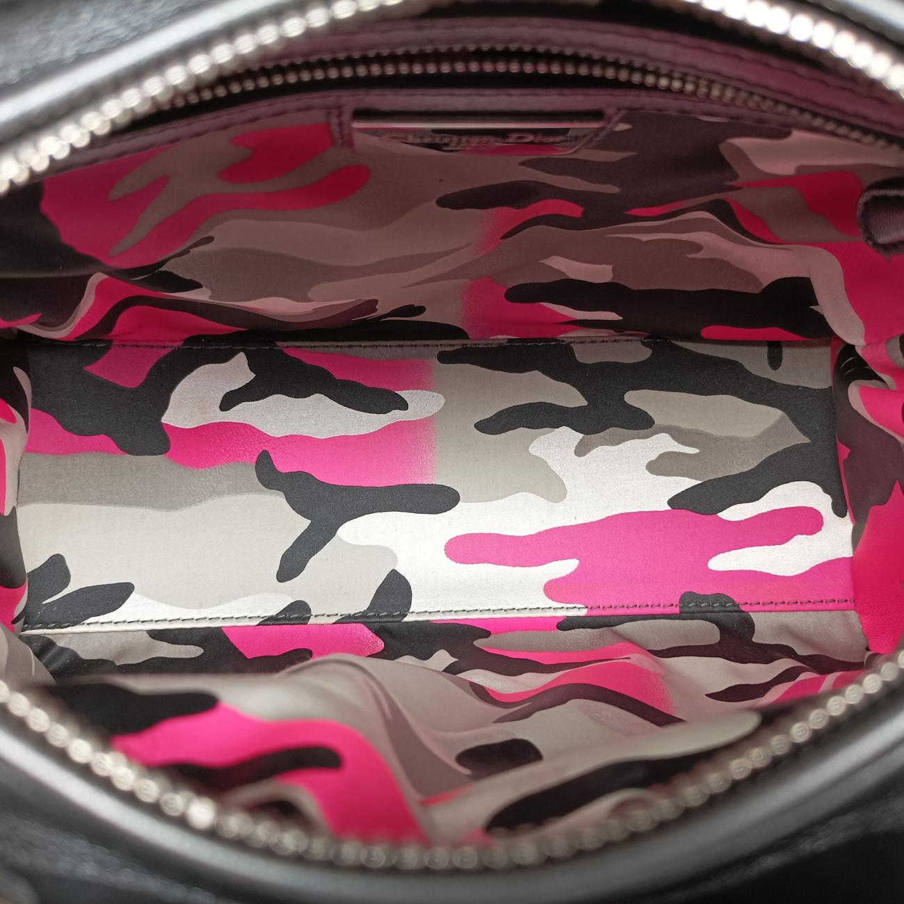 Lady Dior Silver x Golden x Pink lambskin 15-BO-1121レディディオール シルバー×ゴールド×ピンク ラムスキン 15-BO-1121