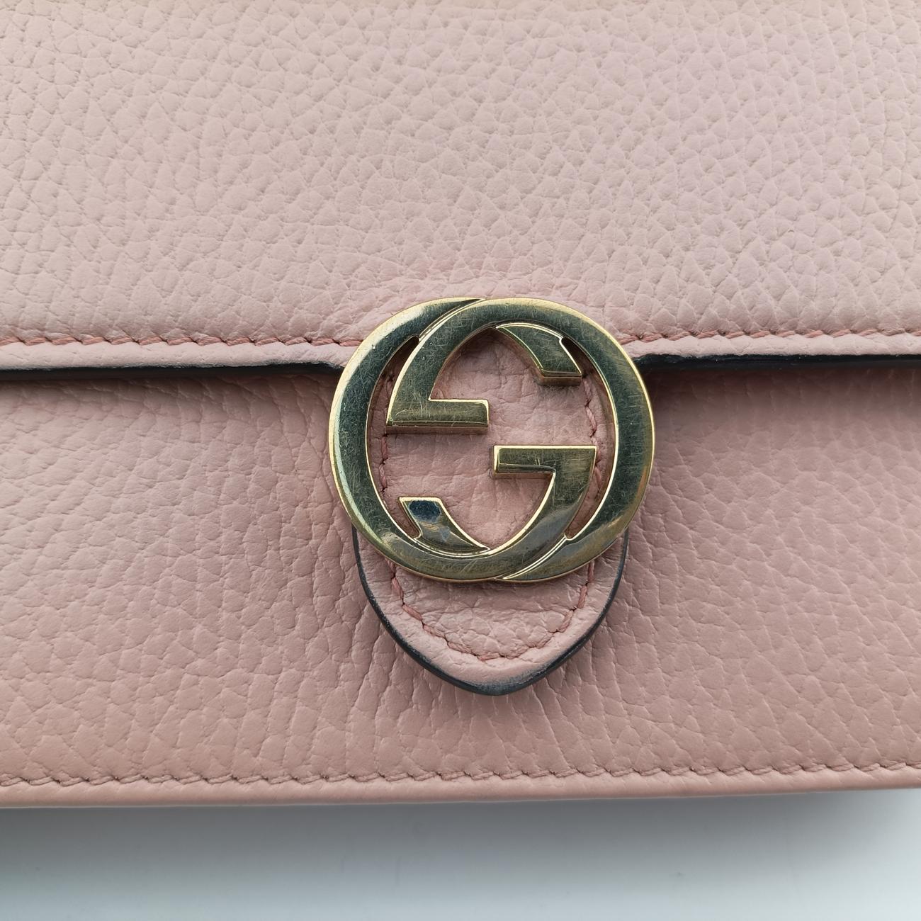 Interlocking G Pink Leather 510314 インターロッキングG ピンク レザー 510314