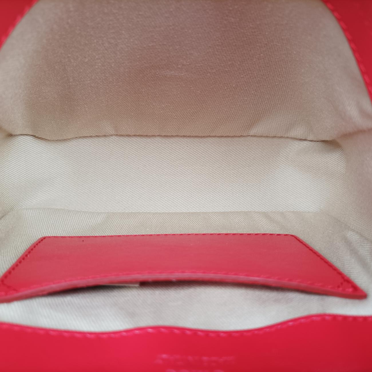 Chloe C Red Leather × Suede 01 20 75 65クロエC レッド レザー × スエード 01 20 75 65