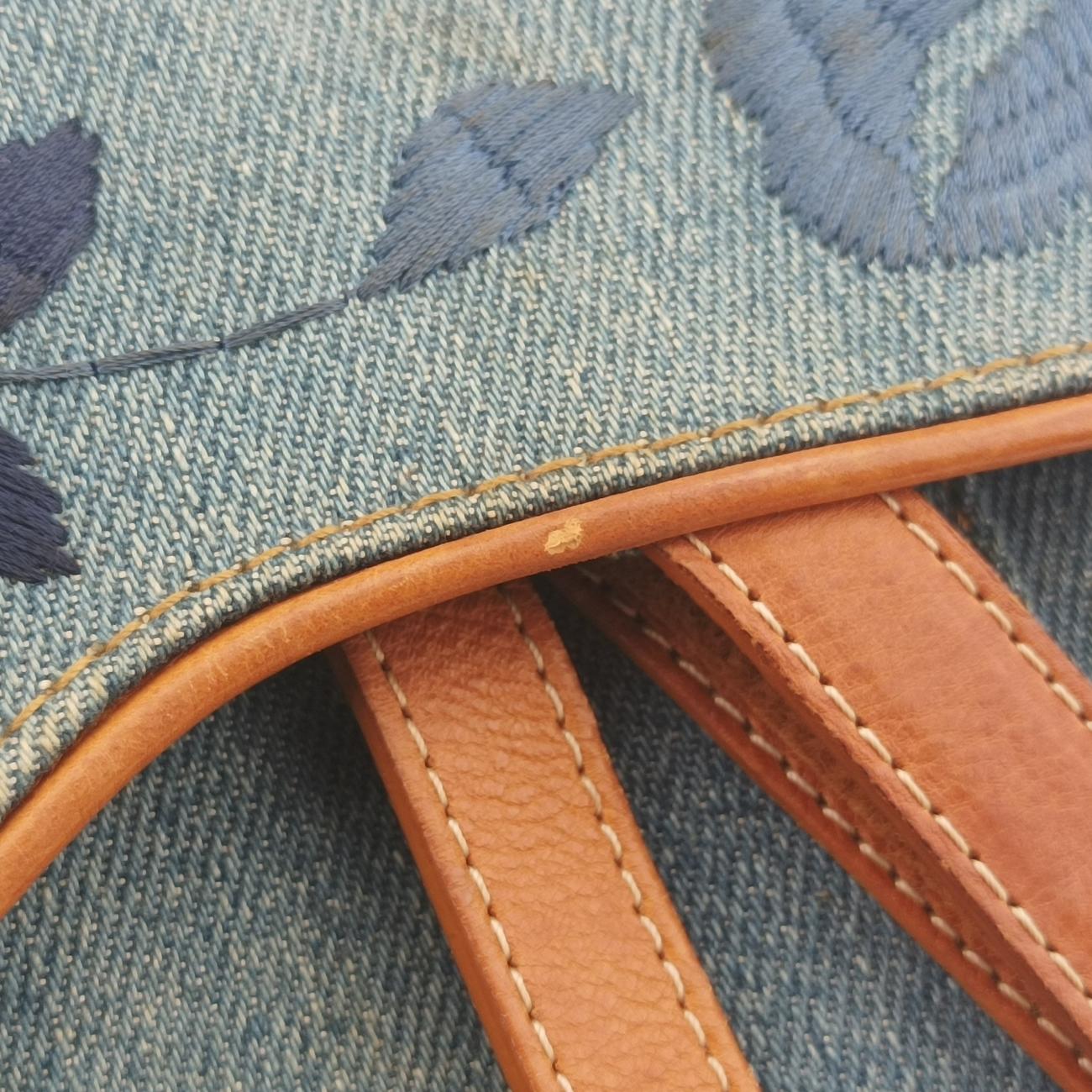 Saddle Blue×multicolor Denim 06-RU-0045サドル ブルー×マルチカラー デニム 06-RU-0045