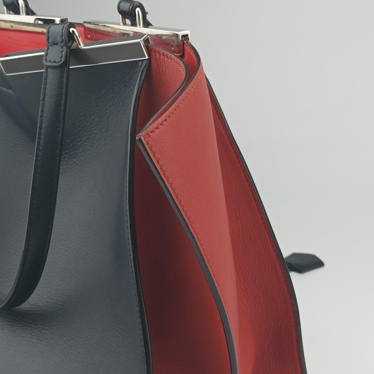 Troyage Trois Jours Black×Red Leather 8BH280 8BH280-Z1P-149-2461トロワジュール ブラック×レッド レザー 8BH280 8BH280-Z1P-149-2461