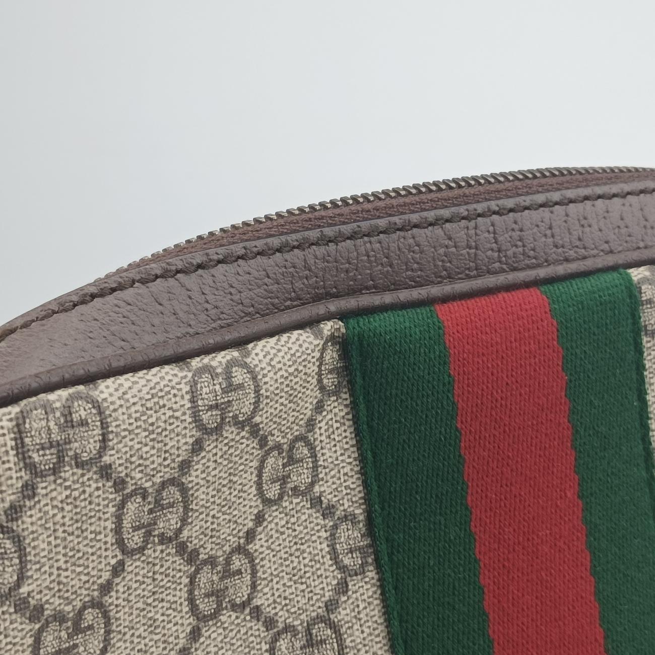 Ophidia Brown×green×red PVC coated canvas 547926 A038071925オフィディア ブラウン×グリーン×レッド PVCコーティングキャンバス 547926 A038071925