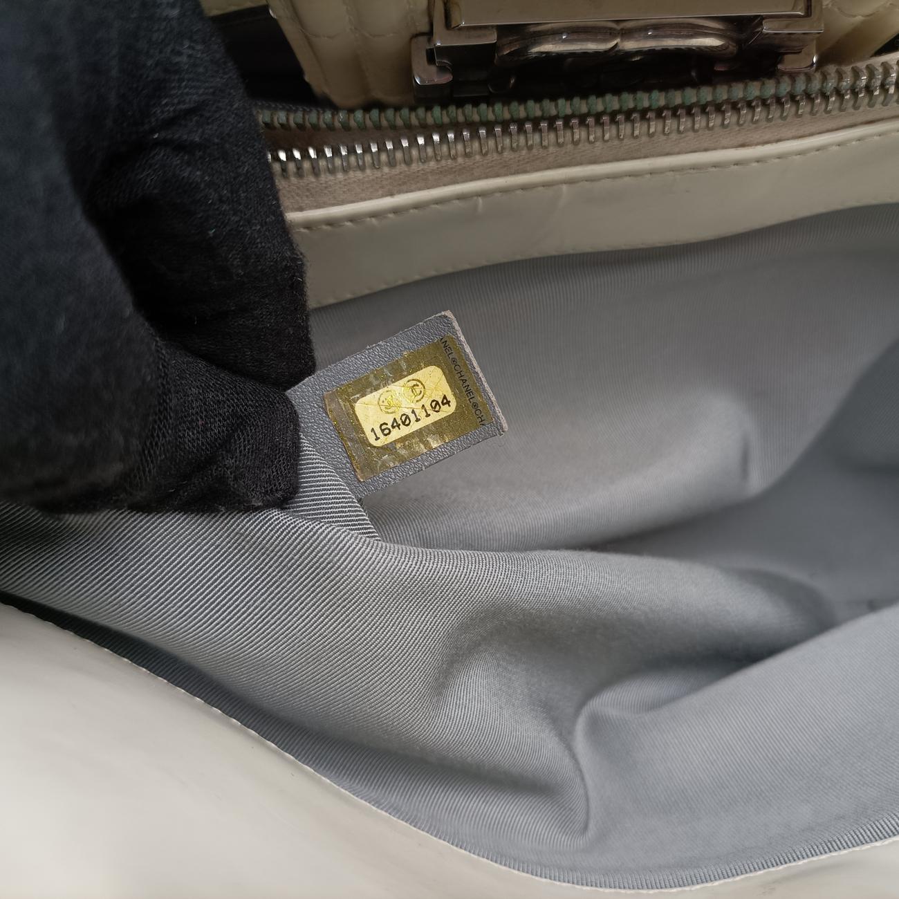 Jetsetter Boy Shopping Tote White Patent A67020 16401104ジェットセッター ボーイ ショッピング トート ホワイト パテント A67020 16401104