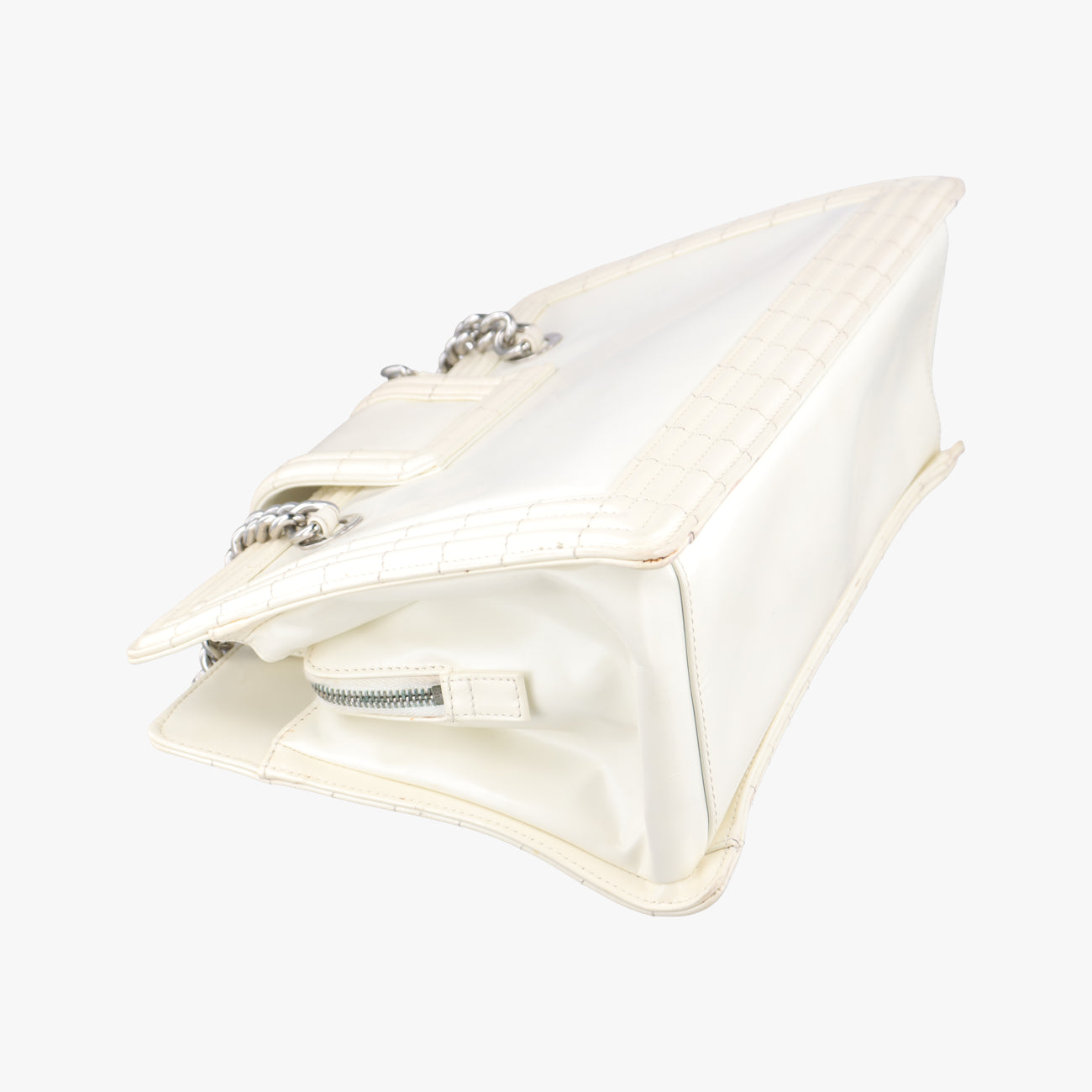 Jetsetter Boy Shopping Tote White Patent A67020 16401104ジェットセッター ボーイ ショッピング トート ホワイト パテント A67020 16401104