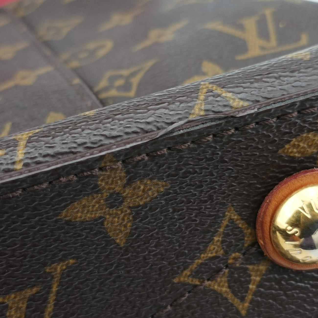 OLYMPE Brown×Rouge Monogram Canvas M40732 SP2182オランプ モノグラム/ブラウン系×ルージュ モノグラム キャンバス M40732 SP2182