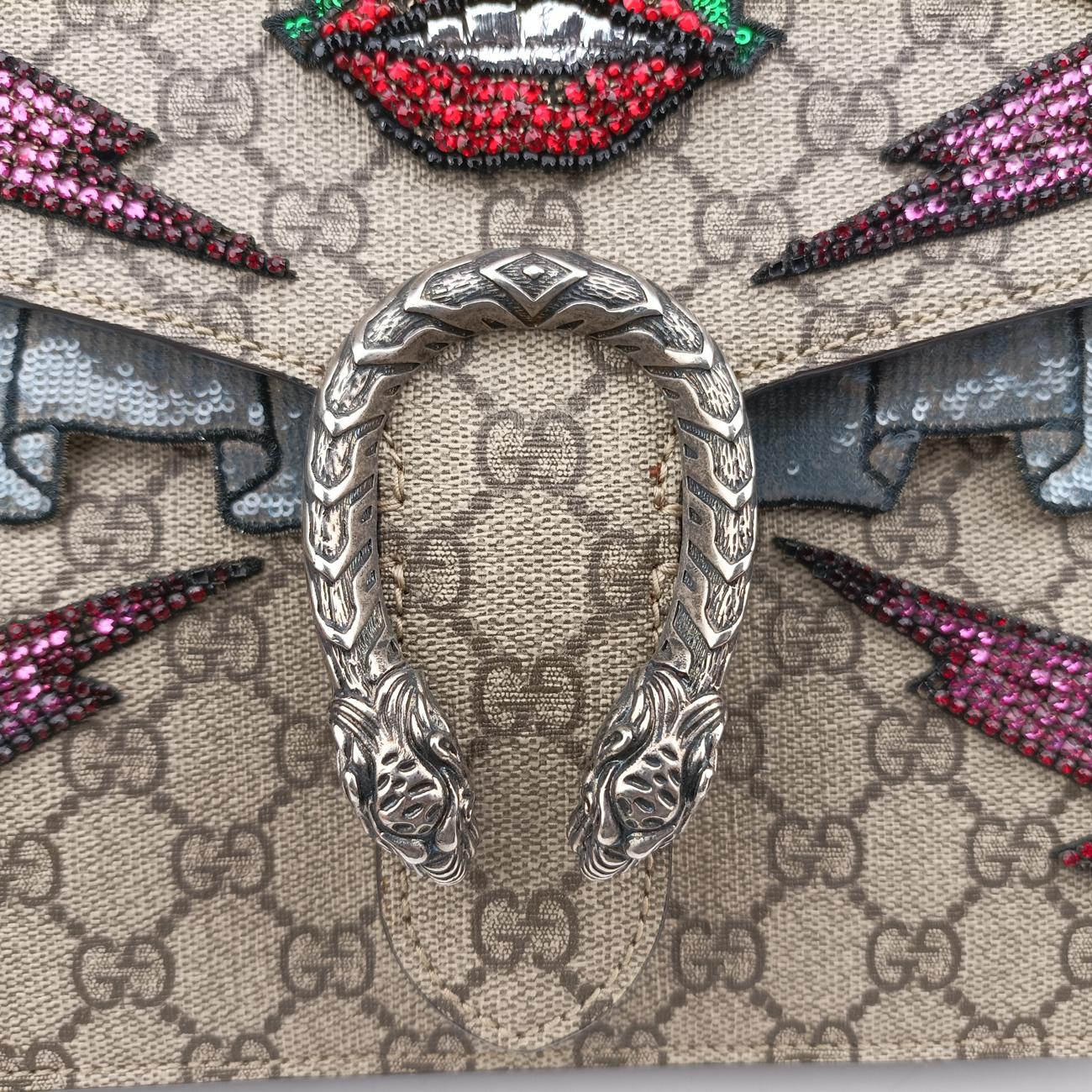 Dionysus beige×Multicolour PVC coated canvas 400235 I019755134ディオニュソス ベージュ×マルチカラー PVCコーティングキャンバス 400235 I019755134