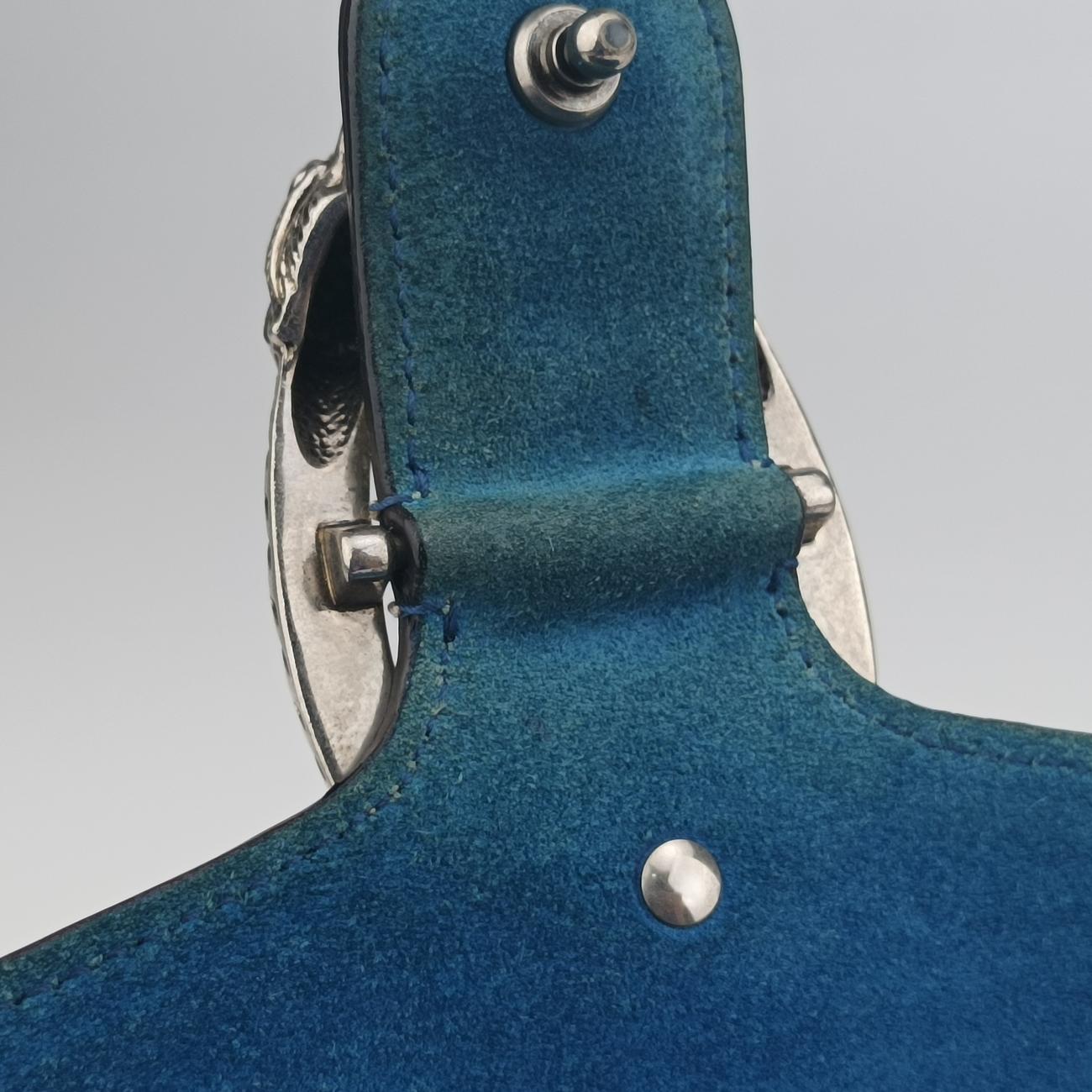 Dionysus Beige×Blue×Multicolour PVC coated canvas × suede 400249 D019671829ディオニュソス ベージュ×ブルー×マルチカラー PVCコーティングキャンバス × スエード 400249 D019671829