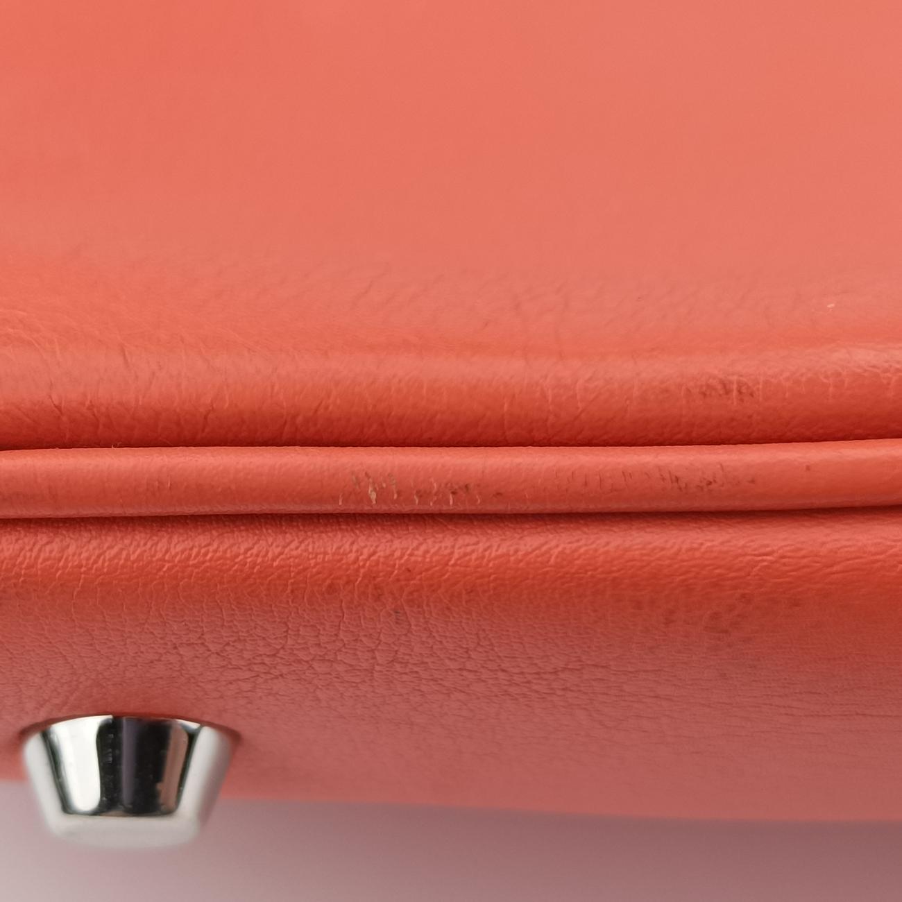 Diorissimo Orange×Pink Leather 19-MA-0113ディオリッシモ オレンジ×ピンク レザー 19-MA-0113