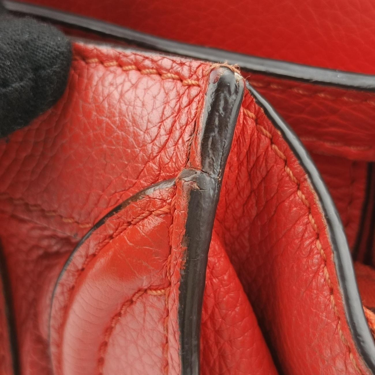 luggage nano shopper Orange leather F-ZP-0173ラゲージナノショッパー オレンジ レザー F-ZP-0173