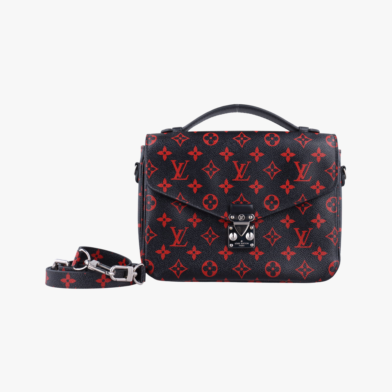 Pochette Metis MM Noir×ROUGE Monogram Infrarouge M41462 DR4186ポシェット メティス MM ノワール×ルージュ モノグラム アンフラルージュ M41462 DR4186