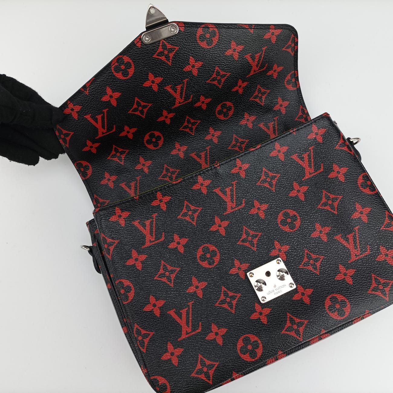 Pochette Metis MM Noir×ROUGE Monogram Infrarouge M41462 DR4186ポシェット メティス MM ノワール×ルージュ モノグラム アンフラルージュ M41462 DR4186
