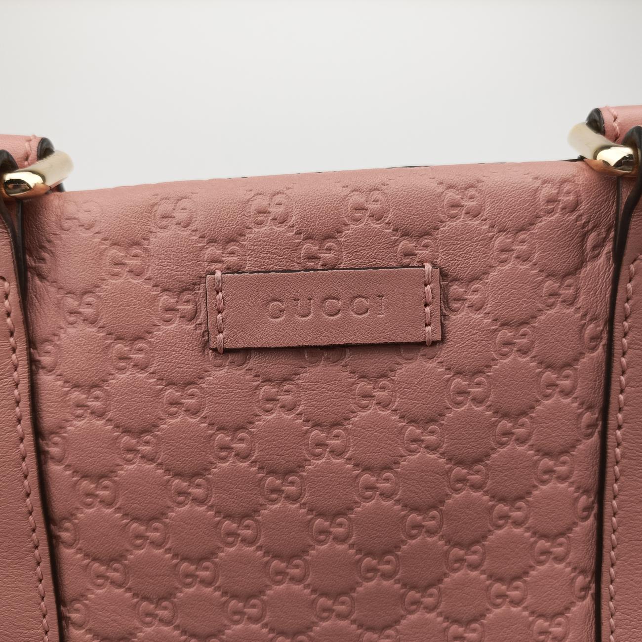 Microguccissima Pink Leather 449646 I023099081マイクログッチシマ ピンク レザー 449646 I023099081