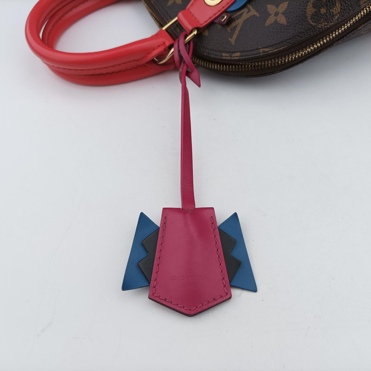 Alma BB brown×Flamingo Monogram Totem×calf leather M41659 SN4115アルマBB モノグラム/ブラウン系×フラミンゴ モノグラム トーテム×カーフレザー M41659 SN4115