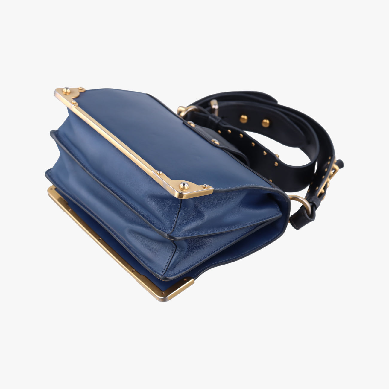 Cahier Blue×Black Leather 1BD045 25カイエ ブルー×ブラック レザー 1BD045 25