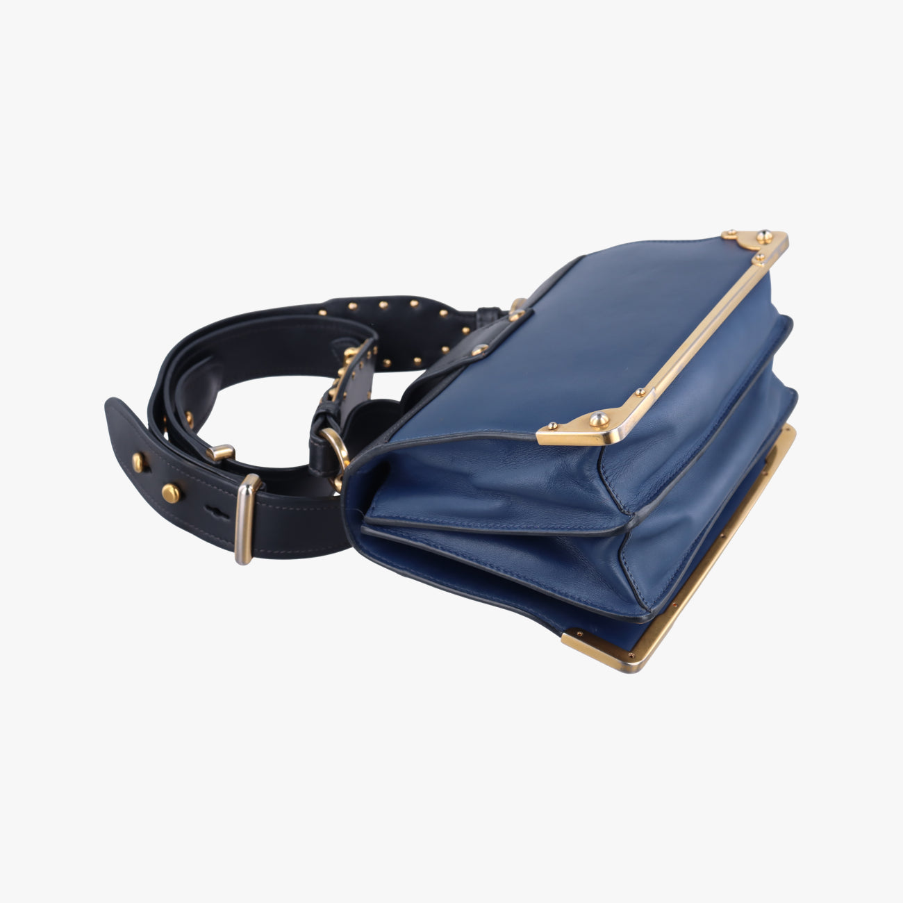 Cahier Blue×Black Leather 1BD045 25カイエ ブルー×ブラック レザー 1BD045 25