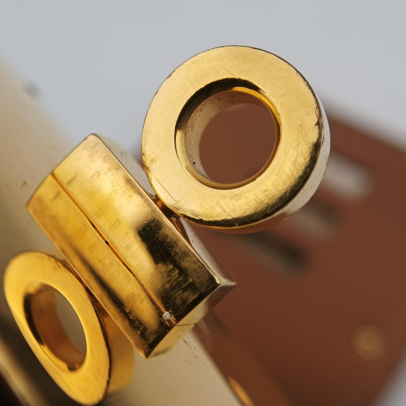 Kelly Style Lock Burgundy x golden GP×Leather N□Pケリー スタイル ロック ワインレッド×ゴールド GP×レザー N□P