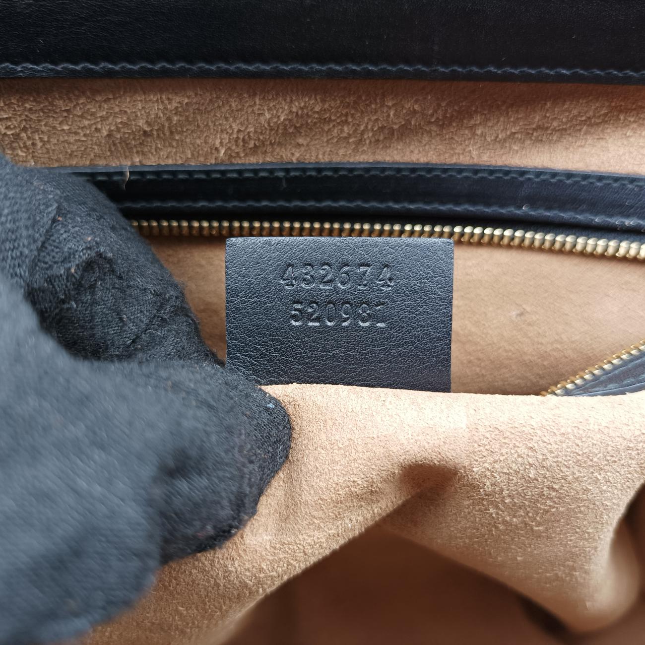 Padlock Beige×black PVC coated canvas×Leather 432674 E019975798パドロック ベージュ×ブラック PVCコーティングキャンバス×レザー 432674 E019975798