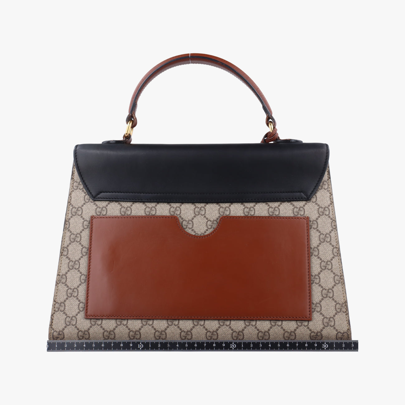 Padlock Beige×black PVC coated canvas×Leather 432674 E019975798パドロック ベージュ×ブラック PVCコーティングキャンバス×レザー 432674 E019975798