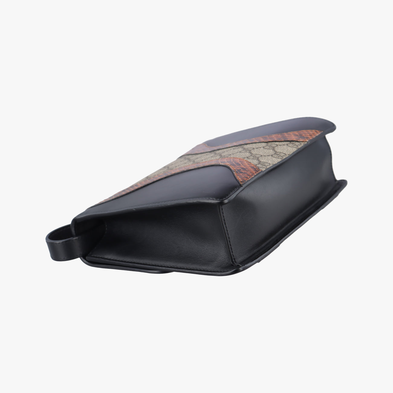 Osiride Beige×Black×Multicolour Leather×snakeskin 497995 C022870581オシリデ ベージュ× ブラック×マルチカラー レザー×ヘビ革 497995 C022870581