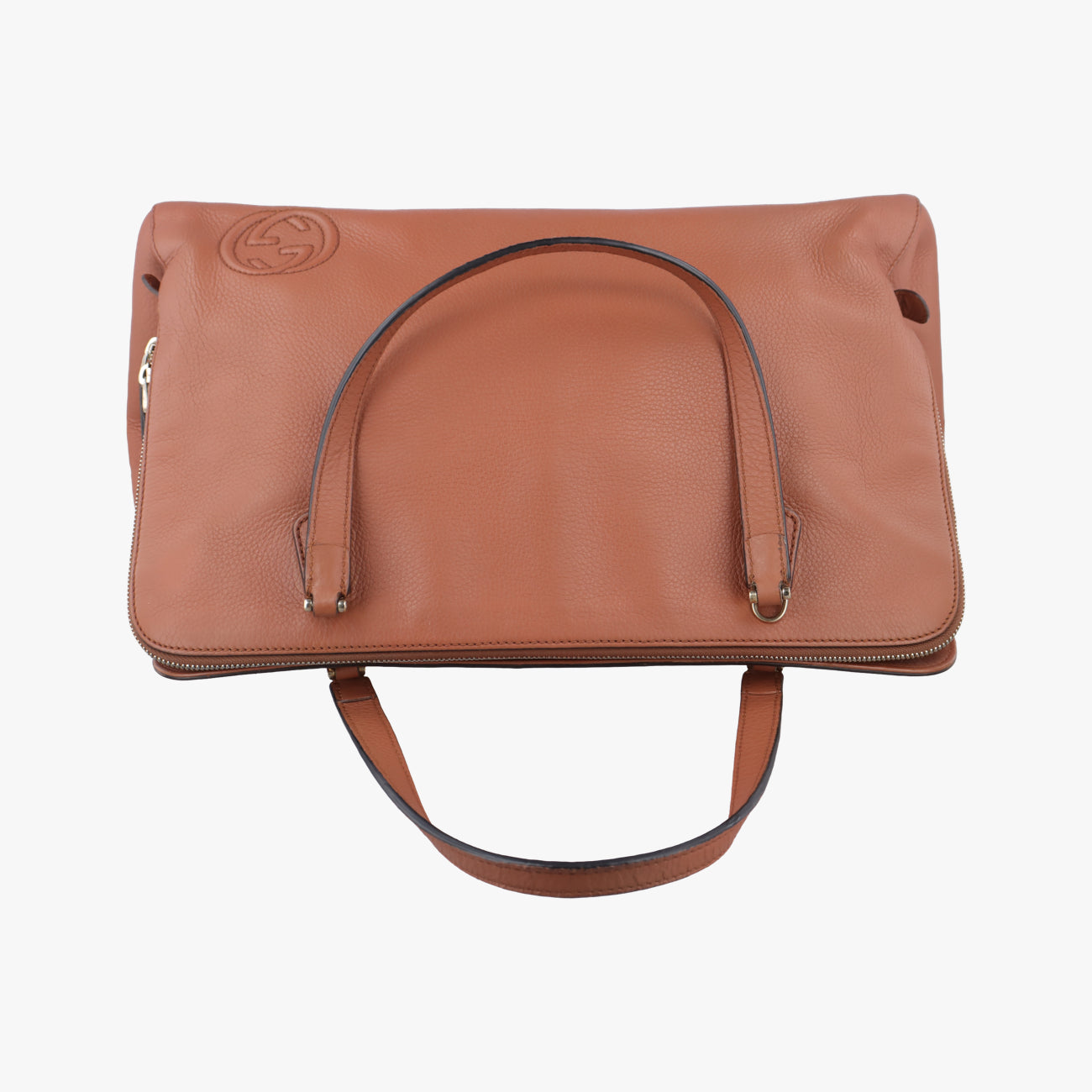 Soho GG logo Brown Leather 338970 I016401594ソーホー GGロゴ ブラウン レザー 338970 I016401594