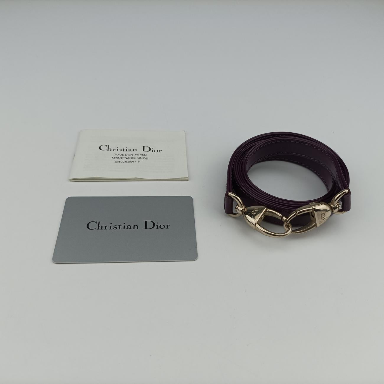 Lady Dior Purple Patent 15-BO-0142レディディオール パープル パテント 15-BO-0142